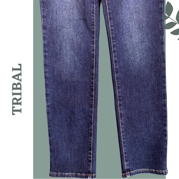 Tribal SOPHIA CURVY 32 INCH
STRAIGHT LEG JEANS Deep Ocean Size 2 - Picture 7 of 10
